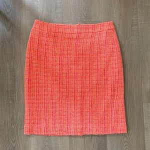 Jcrew no. 2 orange tweed Pencil Skirt